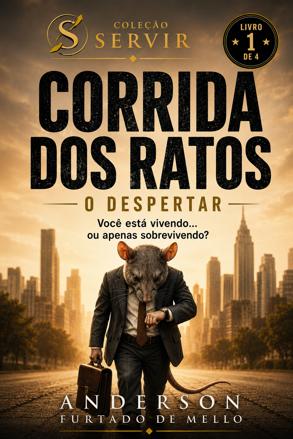 Capa do livro Corrida dos Ratos
